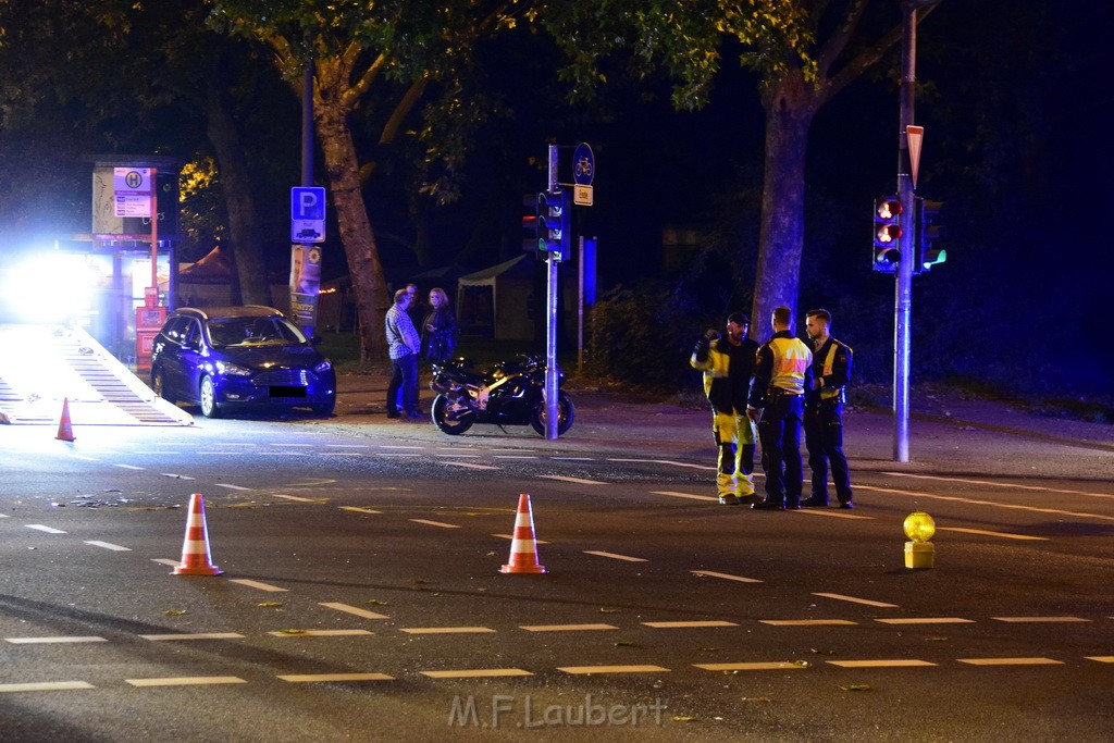 VU Pkw Krad Koeln Porz Wahn Frankfurterstr Heidestr P32.JPG - Miklos Laubert